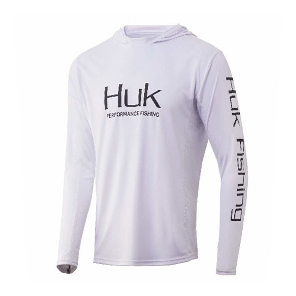 Huk-낚시 셔츠 의류 의류 남성 긴 소매 낚시 티셔츠, 자외선 차단 통기성 후드 낚시 의류 Camisa De Pesca